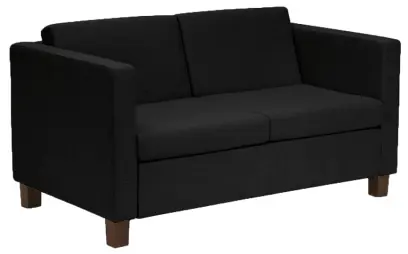 BOGA - 2 sedací souprava, koženka BLOOM B 08 - koženka černá